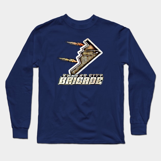 Kansas City Brigade Football Long Sleeve T-Shirt by Kitta’s Shop